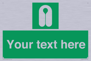 Custom sign safe condition Lifejacket